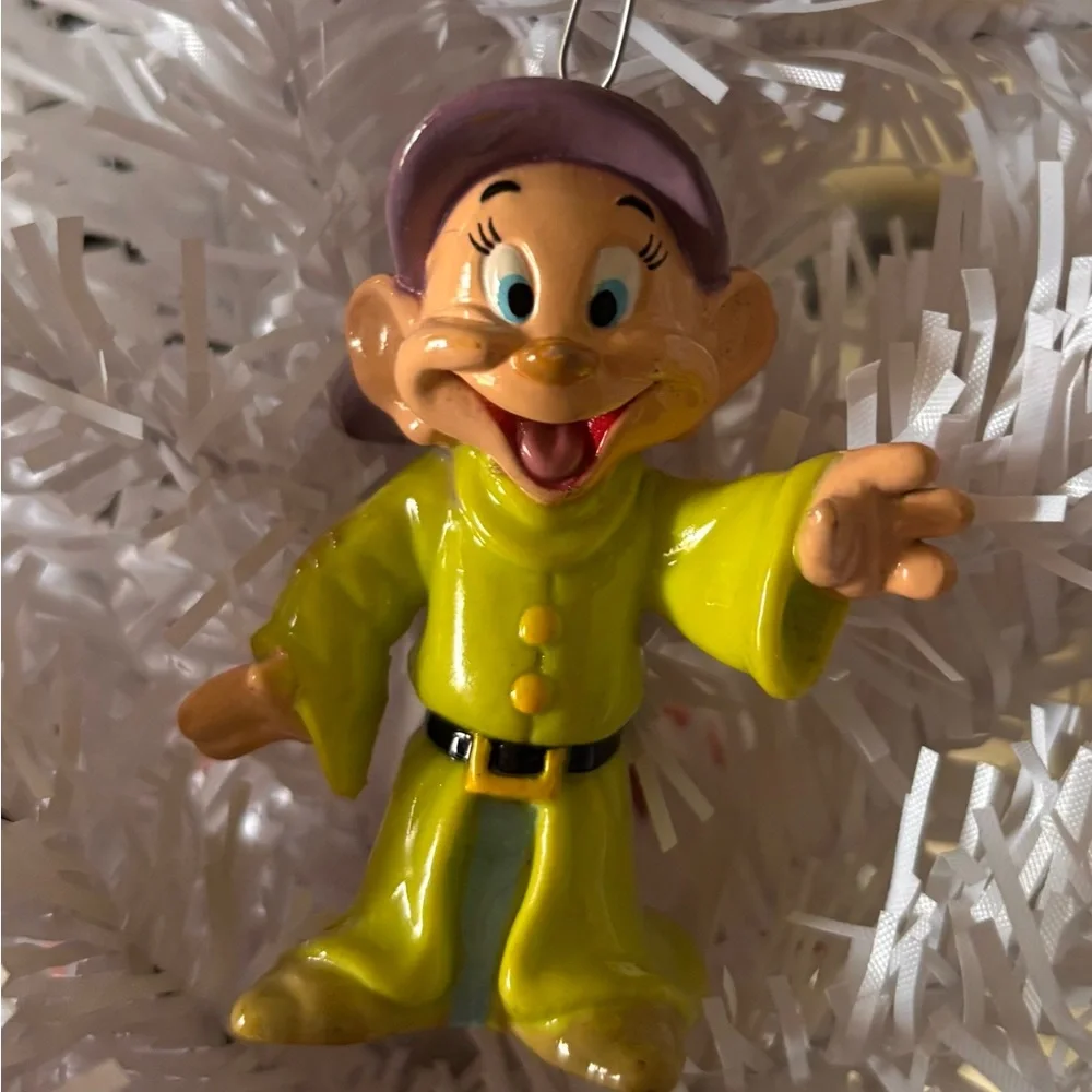 Dopey Disney Ornament - Lime Outfit